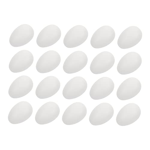 Kisangel 50 Stück DIY Ostereier aus Kunststoff für Kreative Bastelideen Bemalbare Eier zur Osterdekoration Ornament für Erwachsene Kisangel 50 Stück DIY Ostereier aus Kunststoff für Kreative Bastelideen Bemalbare Eier zur Osterdekoration Ornament für Erwachsene von Kisangel