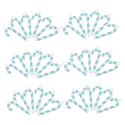 Kisangel 50 Stück Deko Accessoires Weihnachts Mini Zuckerstangen Zuckerstangen Miniaturen Zum Basteln Miniatur Dinge Kunst Und Bastelbedarf Für Heimwerker von Kisangel