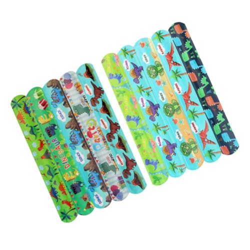 Kisangel 50 Stück Dinosaurier-Armband Party Thema dekoratives Klapparmband Schlagbänder für praktische Armbänder Handgelenkschmuck entzückende Handringe Kinderarmbänder PVC Kisangel 50 Stück Dinosaurier-Armband Party Thema dekoratives Klapparmband Schlagbänder für praktische Armbänder Handgelenkschmuck entzückende Handringe Kinderarmbänder PVC von Kisangel
