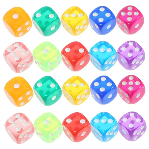 Kisangel 50 Stück Farbige Würfel Brettspiele Würfel Spielzeugwürfel Standard-Spielwürfel Spiel Würfel mehrseitige Würfel Bunte Würfel polyedrische Würfel Unterhaltungswürfel Acryl Kisangel 50 Stück Farbige Würfel Brettspiele Würfel Spielzeugwürfel Standard-Spielwürfel Spiel Würfel mehrseitige Würfel Bunte Würfel polyedrische Würfel Unterhaltungswürfel Acryl von Kisangel