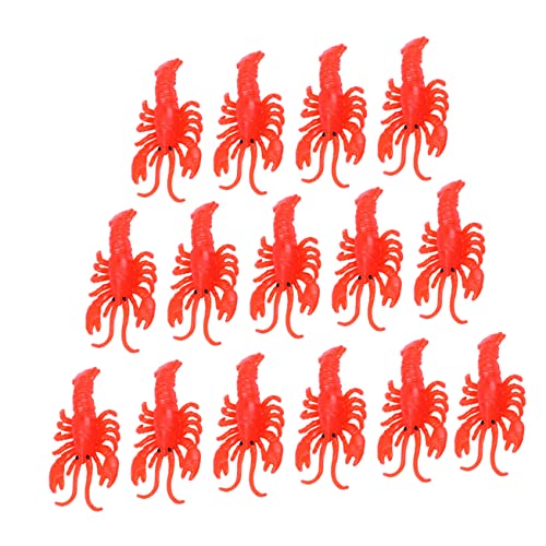 Kisangel 50 Stück Mini Lobster Flexibles für Mini Lobster Figuren für Kreative Spielstunden für Partys und Tägliches von Kisangel