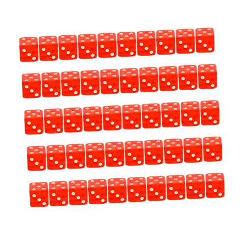 Kisangel 50 Stück Mini aus Solidem Acryl mit Kernstrahlungssymbol für Tischspiele Partys und Familienspaß Leicht und Tragbar für Jede Gelegenheit von Kisangel