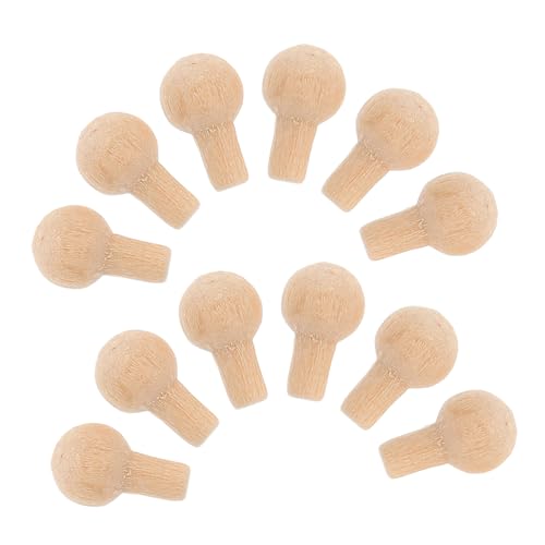 Kisangel 50 Stück Miniatur Griffe Für Puppenhäuser Türknöpfe Puppenhaus Türgriffe Holz Khaki Kisangel 50 Stück Miniatur Griffe Für Puppenhäuser Türknöpfe Puppenhaus Türgriffe Holz Khaki von Kisangel