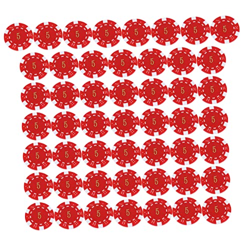 Kisangel 50 Stück Münzspielzeug Aus Kunststoff Chips Zählen Für Mathe Zähler Für Spiele Jumbo Farbige Zählchips Plastikmünzen Chips-stütze Mahjong-währungschips Kunststoff-chip-stütze Abs von Kisangel