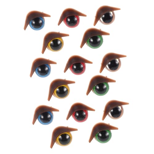 Kisangel 50 Stück Puppenaugen Augen für plüschtiere sicherheitsaugen Set Augen für Tiere fühlte Augäpfel Glasaugen zum Basteln Stofftieraugen zum Häkeln Häkelaugen DIY Doll Augen Plastik Kisangel 50 Stück Puppenaugen Augen für plüschtiere sicherheitsaugen Set Augen für Tiere fühlte Augäpfel Glasaugen zum Basteln Stofftieraugen zum Häkeln Häkelaugen DIY Doll Augen Plastik von Kisangel