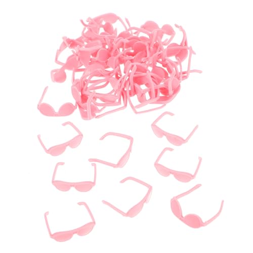 Kisangel 50 Stück Puppenbrille Mini-Sachen Zubehör Mini-Puppen Miniatur Puppengläser zur Dekoration plastikpuppe Cosplay Brille kreative Puppensonnenbrille lustige Brillendekore Rosa Kisangel 50 Stück Puppenbrille Mini-Sachen Zubehör Mini-Puppen Miniatur Puppengläser zur Dekoration plastikpuppe Cosplay Brille kreative Puppensonnenbrille lustige Brillendekore Rosa von Kisangel