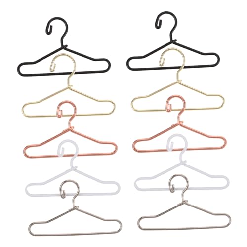 Kisangel 50 Stück Puppenbügel Mini Kleiderbügel – Winziges Möbelzubehör Für Die Puppenhausdekoration Zum Ordnen Von Puppenkleidung Und Outfits von Kisangel