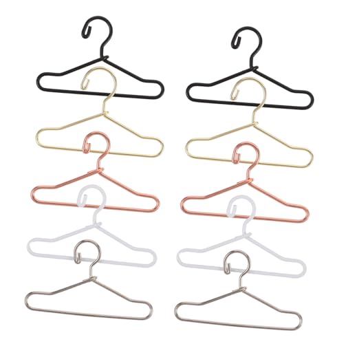 Kisangel 50 Stück Puppenbügel Mini Kleiderbügel – Winziges Möbelzubehör Für Die Puppenhausdekoration Zum Ordnen Von Puppenkleidung Und Outfits von Kisangel