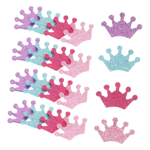 Kisangel 50 Stück Puppenkopfschmuckspielzeug Kopfschmuckset Für Puppen Puppenzubehör Krone Für Mini-hauspuppe Mini-puppenkronen Dress up Mini-Krone DIY Mini-Kronen Für Handwerk Nicht Gewebt von Kisangel
