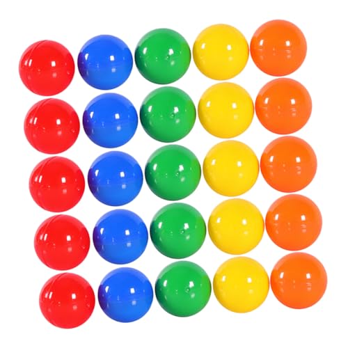 Kisangel 50 Stück Teiliges Bunte Wiederverwendbare Lotteriekugeln aus Kunststoff mit Öffnungsbarem Design Befüllbar mit Süßigkeiten oder Notizen für Partyspiele Tombola und Gewinnspiele Kisangel 50 Stück Teiliges Bunte Wiederverwendbare Lotteriekugeln aus Kunststoff mit Öffnungsbarem Design Befüllbar mit Süßigkeiten oder Notizen für Partyspiele Tombola und Gewinnspiele von Kisangel