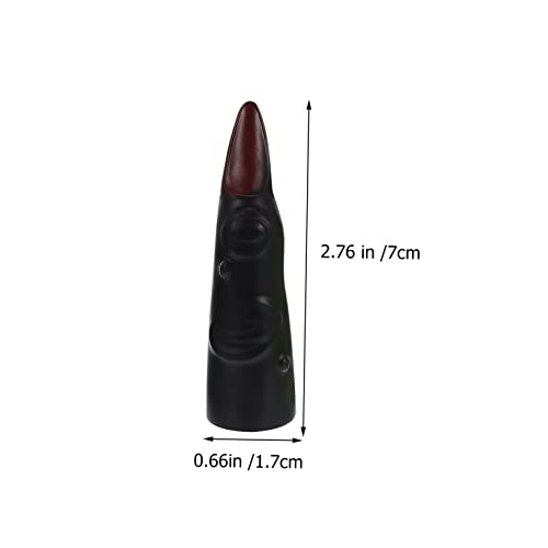 Kisangel 50 Stück Teiliges Fake Witch Fingernail Finger Covers Halloween Farben Grün Orange Schwarz Spukige Cosplay Requisiten für Hexen und Horrorpartys für Kostüm und Bühnenauftritte Kisangel 50 Stück Teiliges Fake Witch Fingernail Finger Covers Halloween Farben Grün Orange Schwarz Spukige Cosplay Requisiten für Hexen und Horrorpartys für Kostüm und Bühnenauftritte von Kisangel