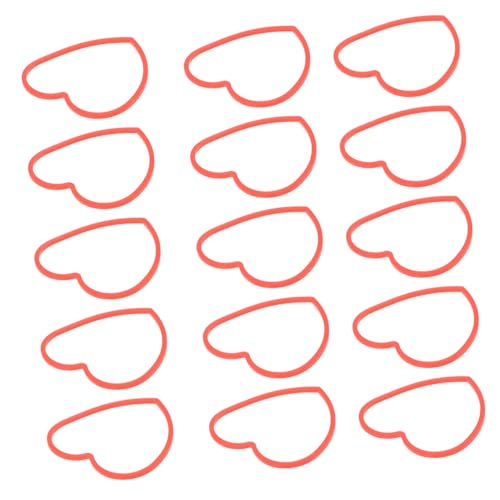 Kisangel 50 Stück Teiliges Herzförmiges Gummiband Elastisch für Bühnenrequisiten Einfach zu Geeignet für Erwachsene Lustige Zaubertricks und Vorführungen Kisangel 50 Stück Teiliges Herzförmiges Gummiband Elastisch für Bühnenrequisiten Einfach zu Geeignet für Erwachsene Lustige Zaubertricks und Vorführungen von Kisangel
