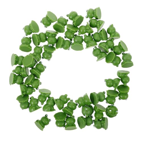 Kisangel 50 Stück Teiliges Mini Frosch dekor aus Robustem Harz Wetterfest und Langlebig für Garten Terrasse Miniaturlandschaften Puppenhäuser und Balkon Mikro landschaftsfiguren und von Kisangel