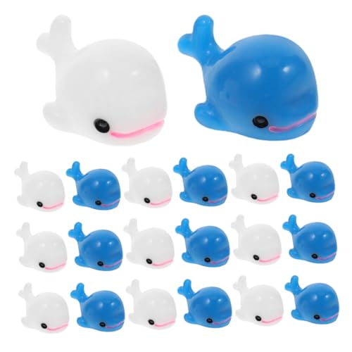 Kisangel 50 Stück Teiliges Mini Meerestier Deko aus Kunstharz Niedliche Weiße Wal und Blaue Delfin Figuren Handgefertigt für Moos Terrarien Mikro Landschaften Ökologische Kisangel 50 Stück Teiliges Mini Meerestier Deko aus Kunstharz Niedliche Weiße Wal und Blaue Delfin Figuren Handgefertigt für Moos Terrarien Mikro Landschaften Ökologische von Kisangel