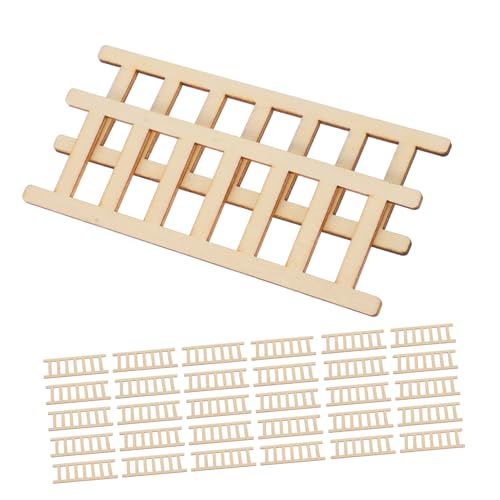 Kisangel 50 Stück Teiliges Miniatur Holzleiter Robuste Puppenhaus Treppe aus Holz Vielseitig Einsetzbar für DIY Puppenhaus Möbel Realistische Miniatur Deko für Garten und Landschaft Kisangel 50 Stück Teiliges Miniatur Holzleiter Robuste Puppenhaus Treppe aus Holz Vielseitig Einsetzbar für DIY Puppenhaus Möbel Realistische Miniatur Deko für Garten und Landschaft von Kisangel