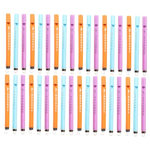Kisangel 50 Stück Teiliges Vogelpfeifen für Mini Musikflöte Sicher und Langlebig Fördert Musikalische Fähigkeiten Farblich Sortiert Leicht Tragbar und Zufällige Farbe Zufällige Farbe von Kisangel