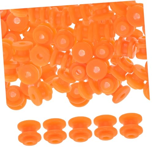 Kisangel 50 Stück Zahnräder spielzeugauto Kunststoff Getriebe RC-Car Bausätze für Modellautos Motor Spielzeugzahnräder Rolle kleine Zahnräder Riemenscheibensystem Plastik Orange von Kisangel