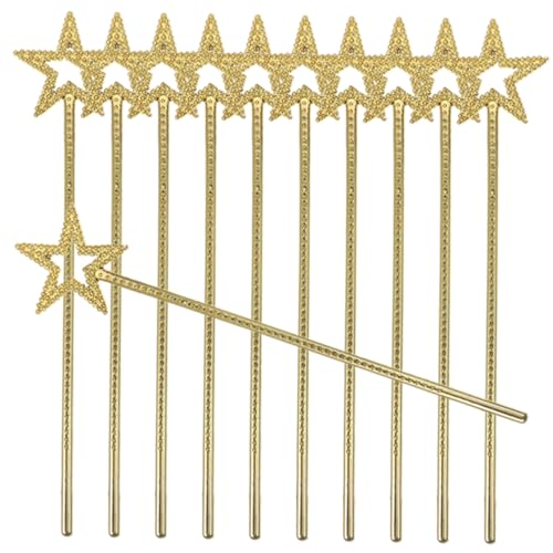 Kisangel 50 Stück Zauberstäbe aus Sternen für Kostümpartys Magische Feenstäbe für Cosplay Hochzeiten Fotoshootings und Mehr aus Sanftem Material Leicht und Handlich von Kisangel