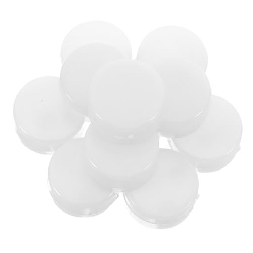 Kisangel 50er-Box Spielzeugzubehör Puppenspielzeugrasseln Sensorisches Rassel-Shaker Babyspielzeug-geräuschmacher Sinnesspielzeug Für Babys Krachmachereinsatz Plastik Weiß von Kisangel