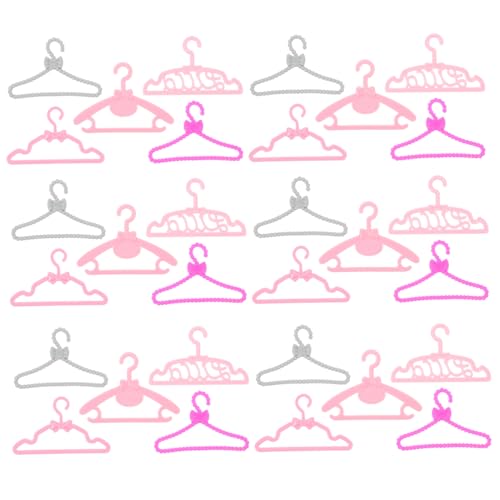Kisangel 50stücke Kleiderbügel Für Puppen Aus Kunststoff Kleiderbügel Für Kleine Puppen Puppenkleiderständer Für Puppenkleidung Robust Und Langlebig Für Puppenzimmer Und von Kisangel