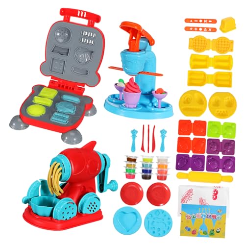 Kisangel 51 Teiliges Knetset für Eiscreme Nudel und Hamburger Maschine Multifunktionales Küchen Kreativität Motorik und Sozialer Interaktion Geeignet Ab Jahren Kisangel 51 Teiliges Knetset für Eiscreme Nudel und Hamburger Maschine Multifunktionales Küchen Kreativität Motorik und Sozialer Interaktion Geeignet Ab Jahren von Kisangel