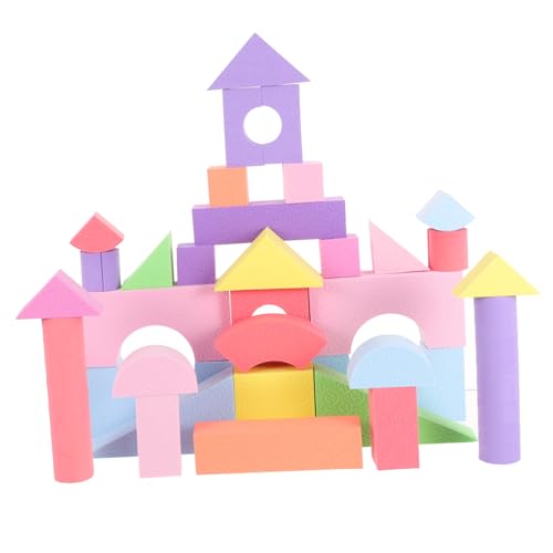 Kisangel 52Stücke Soft Building Blocks Shape Learning Toys for Preschool Eva Geometric Stackable Blocks for Early Education and Cognitive Development Kisangel 52Stücke Soft Building Blocks Shape Learning Toys for Preschool Eva Geometric Stackable Blocks for Early Education and Cognitive Development von Kisangel