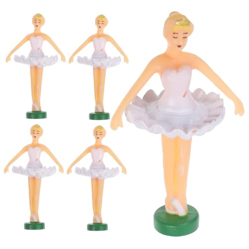 Kisangel 5Er-Packung Ballettpuppe Tanzpuppe mit Musik Party Ballerina kleine Puppen Dekorationen Ornamente Puppendekor Tänzerpuppe Tanzende Mädchenpuppe Balletttänzerin Puppe Plastik Weiß Kisangel 5Er-Packung Ballettpuppe Tanzpuppe mit Musik Party Ballerina kleine Puppen Dekorationen Ornamente Puppendekor Tänzerpuppe Tanzende Mädchenpuppe Balletttänzerin Puppe Plastik Weiß von Kisangel