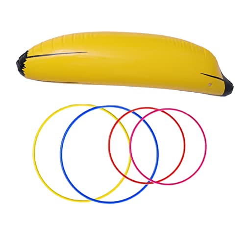 Kisangel 5Stücke Aufblasbares Bananenspielzeug mit Ringwurfspielzeug für Umweltfreundliches PVC Sicheres für Gartenpartys und Sommeraktivitäten Banane Ringe Kisangel 5Stücke Aufblasbares Bananenspielzeug mit Ringwurfspielzeug für Umweltfreundliches PVC Sicheres für Gartenpartys und Sommeraktivitäten Banane Ringe von Kisangel