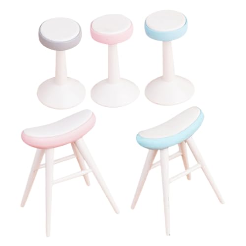 Kisangel 5Stücke Puppenhaus Hocker DIY Möbel für Mikrolandschaften und Puppenhäuser Runde und Eckige Modelle für Kreative Kisangel 5Stücke Puppenhaus Hocker DIY Möbel für Mikrolandschaften und Puppenhäuser Runde und Eckige Modelle für Kreative von Kisangel