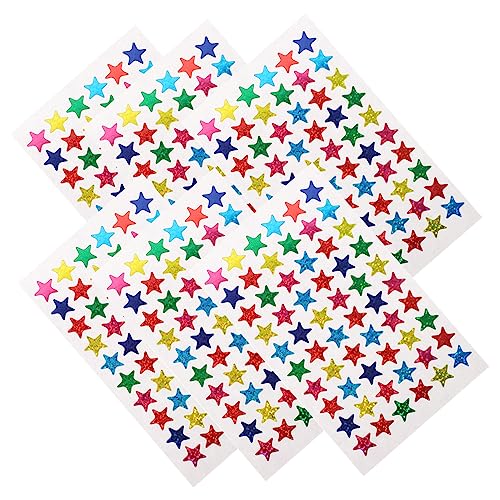Kisangel 6 Blätter Holografische Sternaufkleber Selbstklebende Glitzersterne für Belohnungsaufkleber für Schule und Bastelarbeiten und Designs für Kreative Projekte Kisangel 6 Blätter Holografische Sternaufkleber Selbstklebende Glitzersterne für Belohnungsaufkleber für Schule und Bastelarbeiten und Designs für Kreative Projekte von Kisangel
