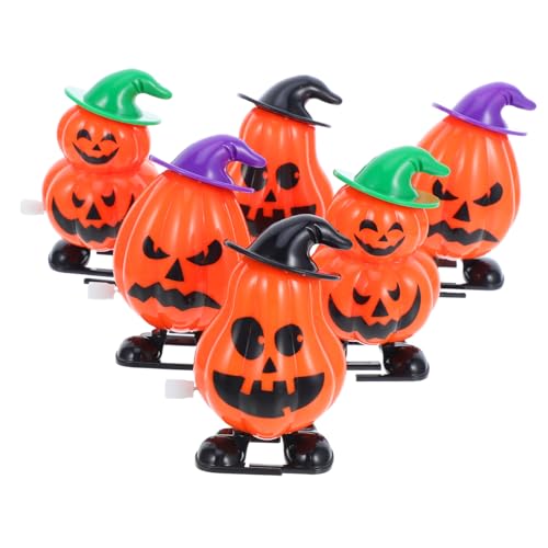 Kisangel 6 Halloween-kürbis-aufziehspielzeuge: Mini-uhrwerk-spielzeuge Für Halloween-partygeschenke, Leckerli-tütenfüllungen Und Belohnungen Im Klassenzimmer – Mini-kürbisstatue Kisangel 6 Halloween-kürbis-aufziehspielzeuge: Mini-uhrwerk-spielzeuge Für Halloween-partygeschenke, Leckerli-tütenfüllungen Und Belohnungen Im Klassenzimmer – Mini-kürbisstatue von Kisangel