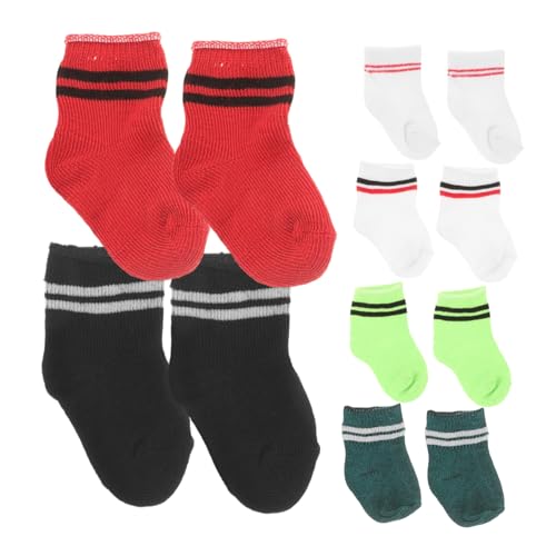 Kisangel 6 Paare Puppensocken für Puppen Farbenfrohe und Leicht Anziehbare Zubehör für Fantasievolles und Puppenmode und Puppenliebhaber Kisangel 6 Paare Puppensocken für Puppen Farbenfrohe und Leicht Anziehbare Zubehör für Fantasievolles und Puppenmode und Puppenliebhaber von Kisangel