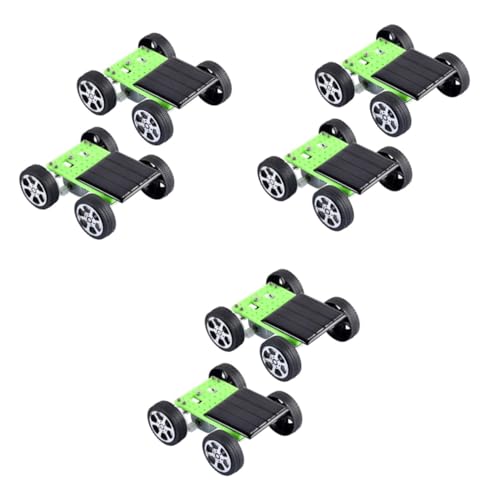 Kisangel 6 Stck Mini Solarbetriebenes Auto DIY Bausatz für Wissenschaftliches Lernspielzeug zur Montage Solarauto ohne Batterie Kreatives für Jungen und Mädchen Ab Jahren von Kisangel