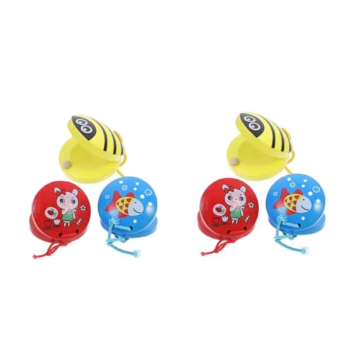 Kisangel 6 Stck Teiliges Orff Percussion Toy mit Niedlichen Tier Castanets Musikalisches Lernspielzeug für Frühen Bildung Farblich Sortiert Fördert Musikalische Begabung Zufällige Farbe Kisangel 6 Stck Teiliges Orff Percussion Toy mit Niedlichen Tier Castanets Musikalisches Lernspielzeug für Frühen Bildung Farblich Sortiert Fördert Musikalische Begabung Zufällige Farbe von Kisangel