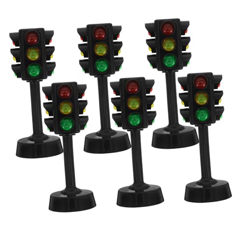 Kisangel 6 Stück Ampel Bahnübergang Ampel Stopplicht Mini Ampel Ampel Ampel Outdoor Spielverkehr Abs Schwarz Kisangel 6 Stück Ampel Bahnübergang Ampel Stopplicht Mini Ampel Ampel Ampel Outdoor Spielverkehr Abs Schwarz von Kisangel