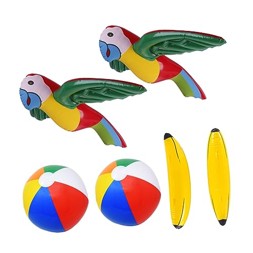 Kisangel 6 Stück Aufblasbare Spielzeuge Für Den Strand Aufblasbare Spielsachen Badespielzeug Colorful von Kisangel