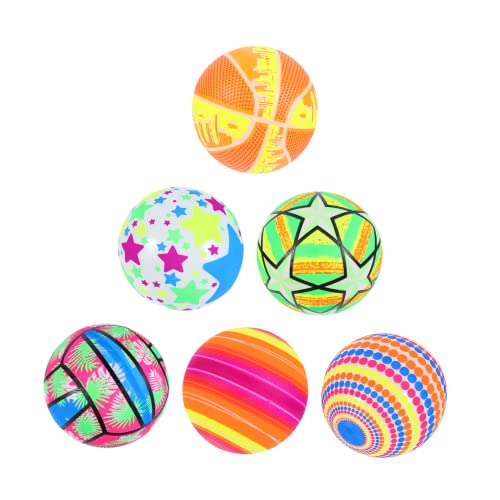 Kisangel 6 Stück Aufblasbarer Strandball Farbige PVC Wasserbälle für Wasserspielzeug für Sommeraktivitäten Strandspiele und Outdoor Spaß Kisangel 6 Stück Aufblasbarer Strandball Farbige PVC Wasserbälle für Wasserspielzeug für Sommeraktivitäten Strandspiele und Outdoor Spaß von Kisangel