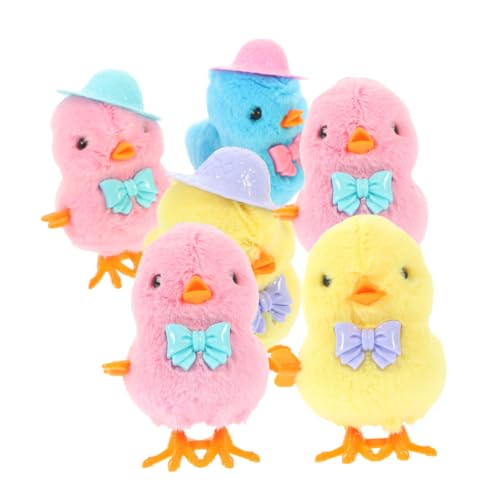 Kisangel 6 Stück Aufziehbares Hühnerspielzeug für klein Mädchen Jungs Kinderspielzeug Huhn füller Kükenspielzeug aufziehen springen Kükenspielzeug Stofftiere Plastik Kisangel 6 Stück Aufziehbares Hühnerspielzeug für klein Mädchen Jungs Kinderspielzeug Huhn füller Kükenspielzeug aufziehen springen Kükenspielzeug Stofftiere Plastik von Kisangel