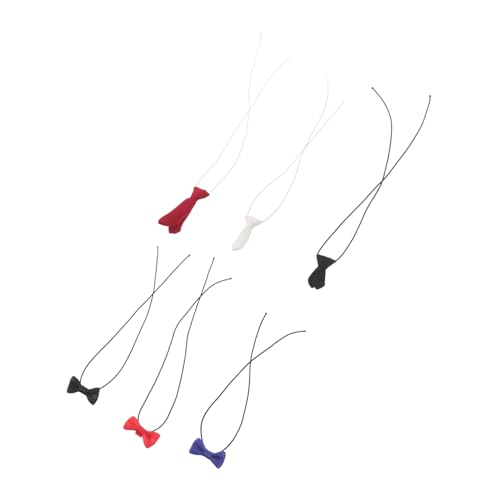 Kisangel 6 Stück Dekorative Puppenfliege Krawatte für Mini-Puppen Puppenkleidung Krawatte Puppen Krawatte Mini Bowtie Miniaturpuppen Miniatur-Krawatte Tiny Action Clothing Krawatte Stoff Kisangel 6 Stück Dekorative Puppenfliege Krawatte für Mini-Puppen Puppenkleidung Krawatte Puppen Krawatte Mini Bowtie Miniaturpuppen Miniatur-Krawatte Tiny Action Clothing Krawatte Stoff von Kisangel