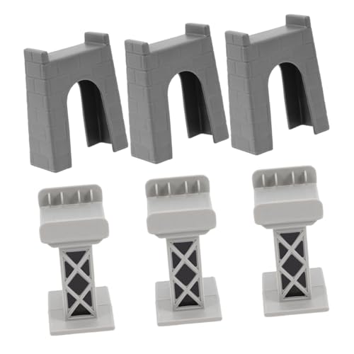Kisangel 6 Stück Eisenbahnbrücke DIY Brückenpfeiler Modelleisenbahngleis Eisenbahnstützen Für Mini-eisenbahngleise, Baubedarf Und Eisenbahnzubehör Kisangel 6 Stück Eisenbahnbrücke DIY Brückenpfeiler Modelleisenbahngleis Eisenbahnstützen Für Mini-eisenbahngleise, Baubedarf Und Eisenbahnzubehör von Kisangel