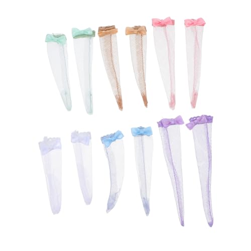 Kisangel 6 Stück Eleganter Fischnetzmuster und Komfortabel für DIY Kleidung und Kreative Spielideen für Puppen Kisangel 6 Stück Eleganter Fischnetzmuster und Komfortabel für DIY Kleidung und Kreative Spielideen für Puppen von Kisangel