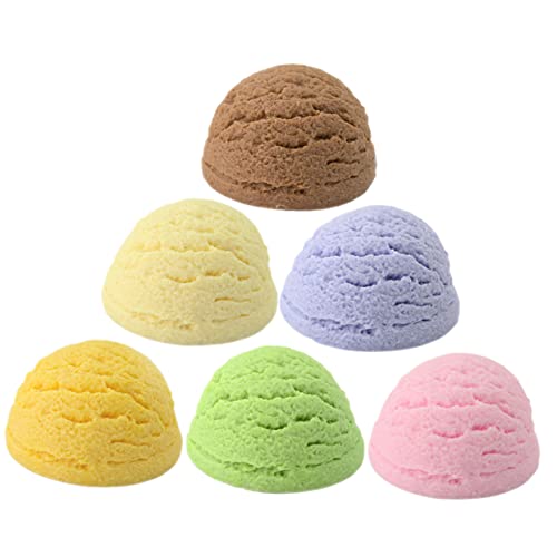 Kisangel 6 Stück Fake Eiscreme Kugeln Realistische Dekorationsprops für Vitrinen Schaufenster und Kinderpartys Lebensmittelechtes Material Bunten Farben Gelb Braun Creme Grün Kisangel 6 Stück Fake Eiscreme Kugeln Realistische Dekorationsprops für Vitrinen Schaufenster und Kinderpartys Lebensmittelechtes Material Bunten Farben Gelb Braun Creme Grün von Kisangel