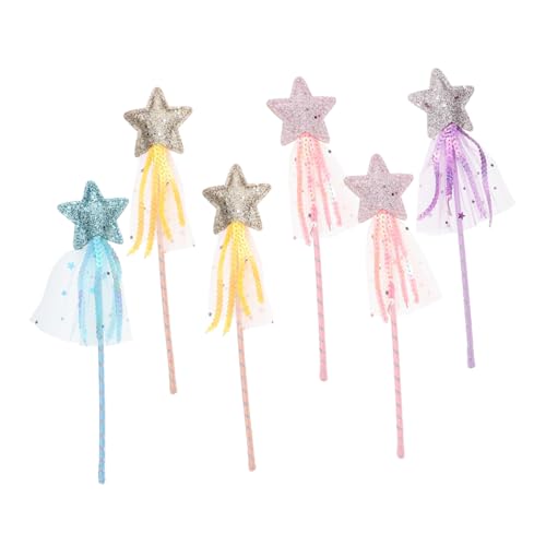 Kisangel 6 Stück Feenstabspielzeug Prinzessin vorgeben Kind Bausätze Mädchen für Zauberstab tragbare Feenstäbe Feenstöcke Party-Cosplay-Fee-Zauberstäbe sternförmiger Feenstock Pailletten Kisangel 6 Stück Feenstabspielzeug Prinzessin vorgeben Kind Bausätze Mädchen für Zauberstab tragbare Feenstäbe Feenstöcke Party-Cosplay-Fee-Zauberstäbe sternförmiger Feenstock Pailletten von Kisangel