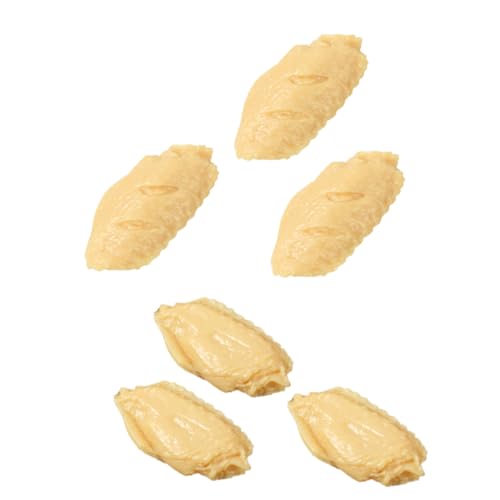 Kisangel 6 Stück Gekochtes Hühnerflügelmodell Vegan Simulierte Hühnerflügel Darüber Hinaus Groß Gefälscht Klein Falsches Essen Lebensmitteldekor Display-versorgung Beige PVC Kisangel 6 Stück Gekochtes Hühnerflügelmodell Vegan Simulierte Hühnerflügel Darüber Hinaus Groß Gefälscht Klein Falsches Essen Lebensmitteldekor Display-versorgung Beige PVC von Kisangel