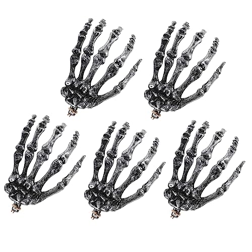 Kisangel 6 Stück Halloween Skelett Hände Dekorationsrequisiten Lustige Party Accessoires für Lebendige Halloween Geeignet für Tisch Wand und Fensterdekoration Kisangel 6 Stück Halloween Skelett Hände Dekorationsrequisiten Lustige Party Accessoires für Lebendige Halloween Geeignet für Tisch Wand und Fensterdekoration von Kisangel