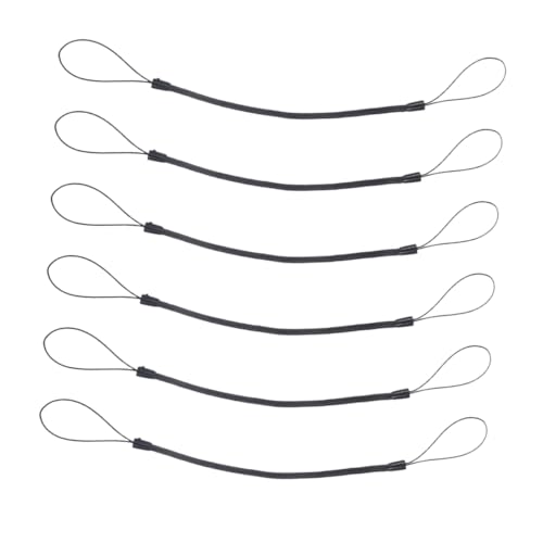 Kisangel 6 Stück Handyriemen Touchscreen Stift Handy Kette Handgelenk Schnur Stylus Zubehör Lanyard Schwarz Halteseil Stiftband ausziehbar Bleistift-Lanyard Tablet-Gurt Plastik Black Kisangel 6 Stück Handyriemen Touchscreen Stift Handy Kette Handgelenk Schnur Stylus Zubehör Lanyard Schwarz Halteseil Stiftband ausziehbar Bleistift-Lanyard Tablet-Gurt Plastik Black von Kisangel