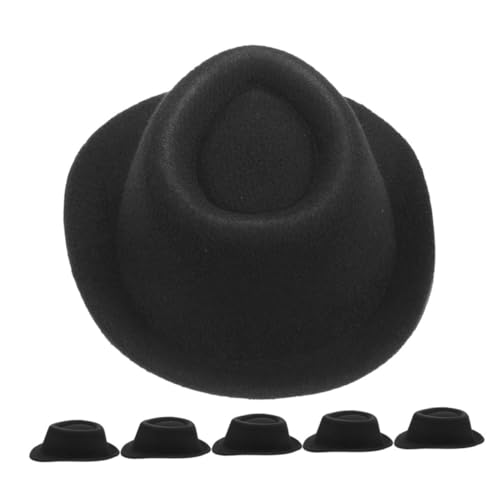 Kisangel 6 Stück Jazz Hüte Dekorative Puppenhüte für Diy Projekte und Fotografie Vielseitige Mini Hüte für Cosplay und Partys von Kisangel