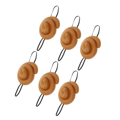 Kisangel 6 Stück Kothut Lustiges Kotspielzeug Kot Requisite Für Erwachsene Gefälschter Kot Halloween Kostüm Abgefahrene Verrückte Kleinkinder Seltsame Hüte Cosplay Kothut von Kisangel