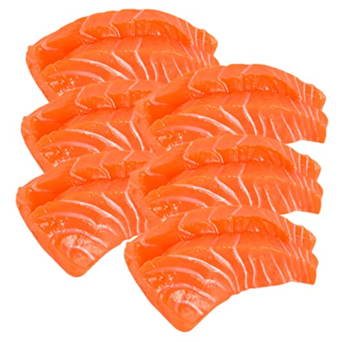 Kisangel 6 Stück Lachs-Modell künstlich Machen Simulation Lachs realistisch lebensechtes Lebensmittelspielzeug Sortiert Wohndeko Wohnzimmer gefälschte Requisite Nahrungsstütze PVC Orange Kisangel 6 Stück Lachs-Modell künstlich Machen Simulation Lachs realistisch lebensechtes Lebensmittelspielzeug Sortiert Wohndeko Wohnzimmer gefälschte Requisite Nahrungsstütze PVC Orange von Kisangel