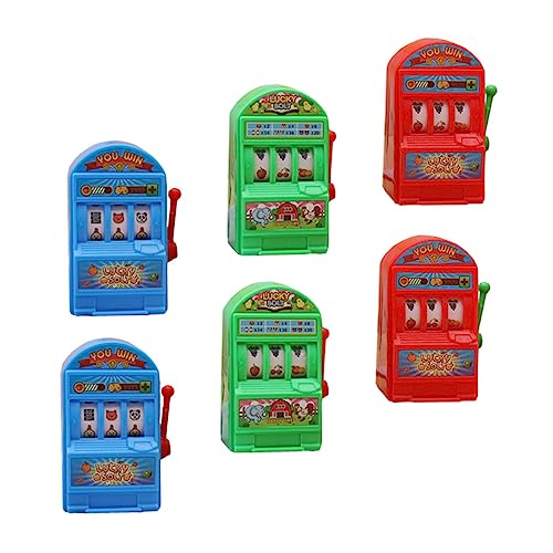 Kisangel 6 Stück Lotterieautomat Spielautomat Kinderspielzeug Zufallsspielzeug Interessantes Kinderspielzeug Kinderspiele Verkaufsautomat Für Interessanter Zufällige Farbe von Kisangel